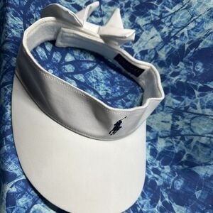 Ralph Lauren Polo Golf Ribbon Visor White.